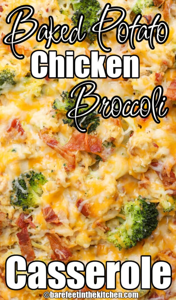 Casseruola di broccoli di pollo con patate al forno