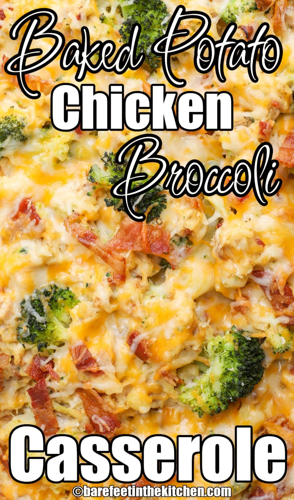 Chicken Potato Broccoli Casserole - Barefeet in the Kitchen