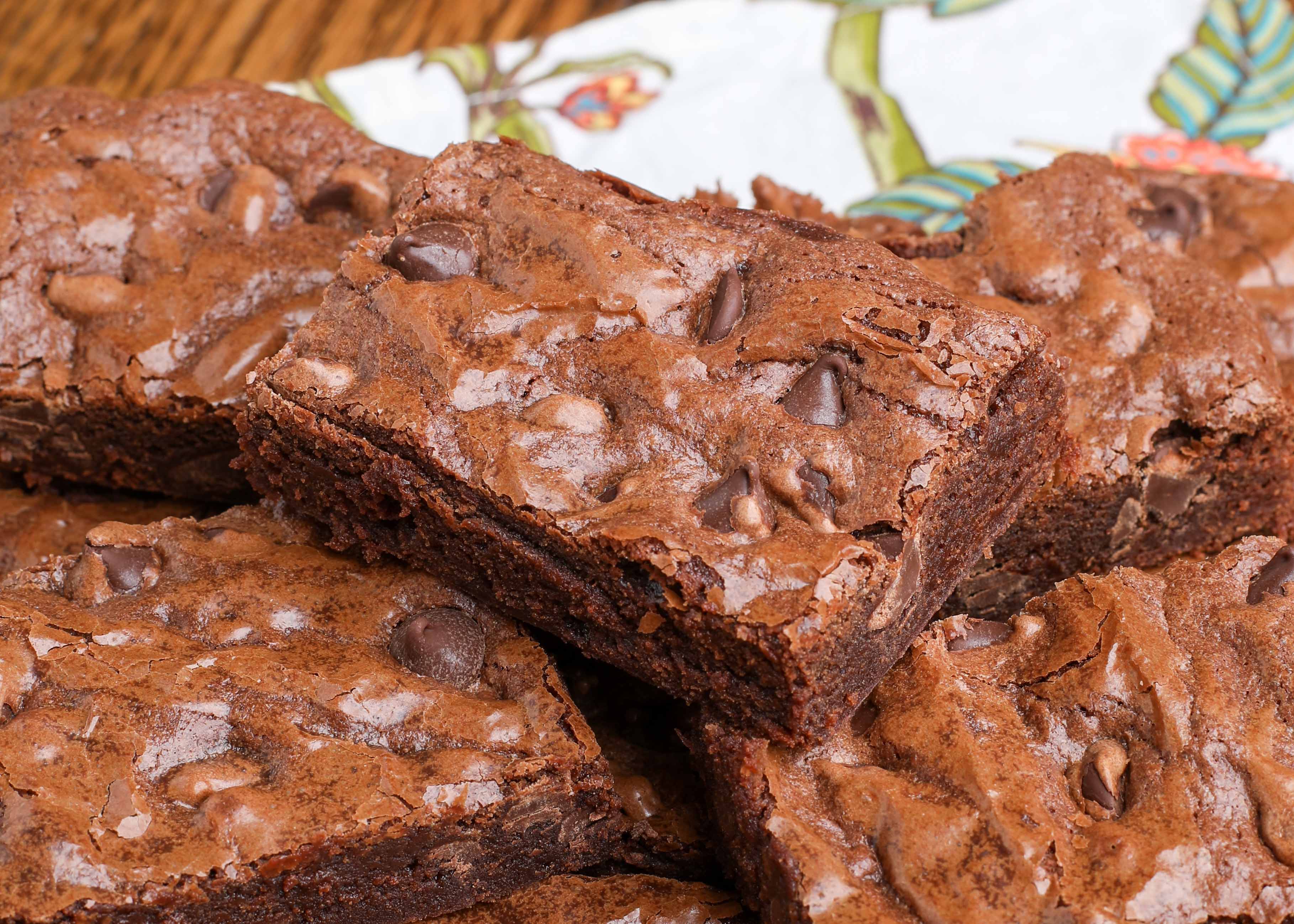 Double Chocolate Brownies - traditional, gluten free, or dairy free