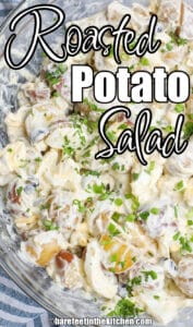 Roasted Potato Salad - Barefeet in the Kitchen