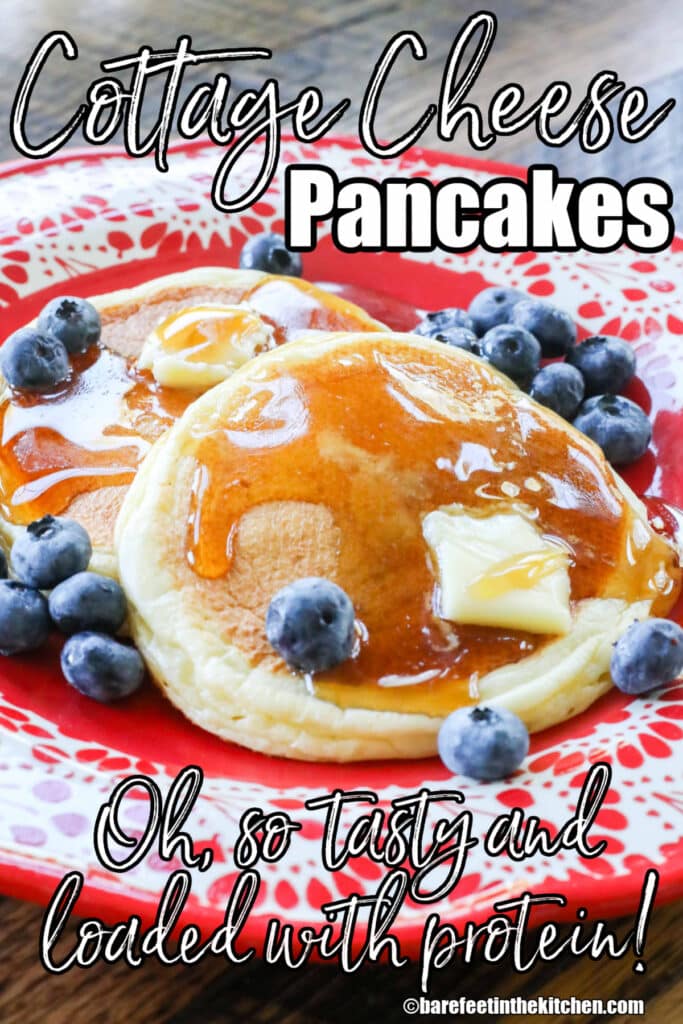 Protein packed Cottage Cheese Pancakes