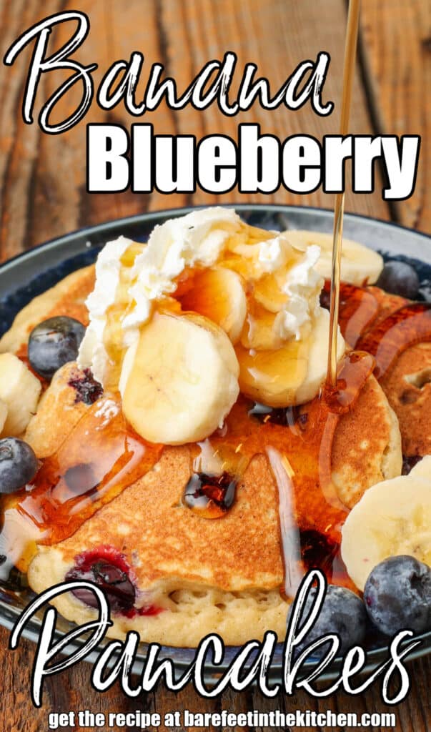 Blueberry Comic Pancakes