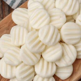 cream cheese mints on board