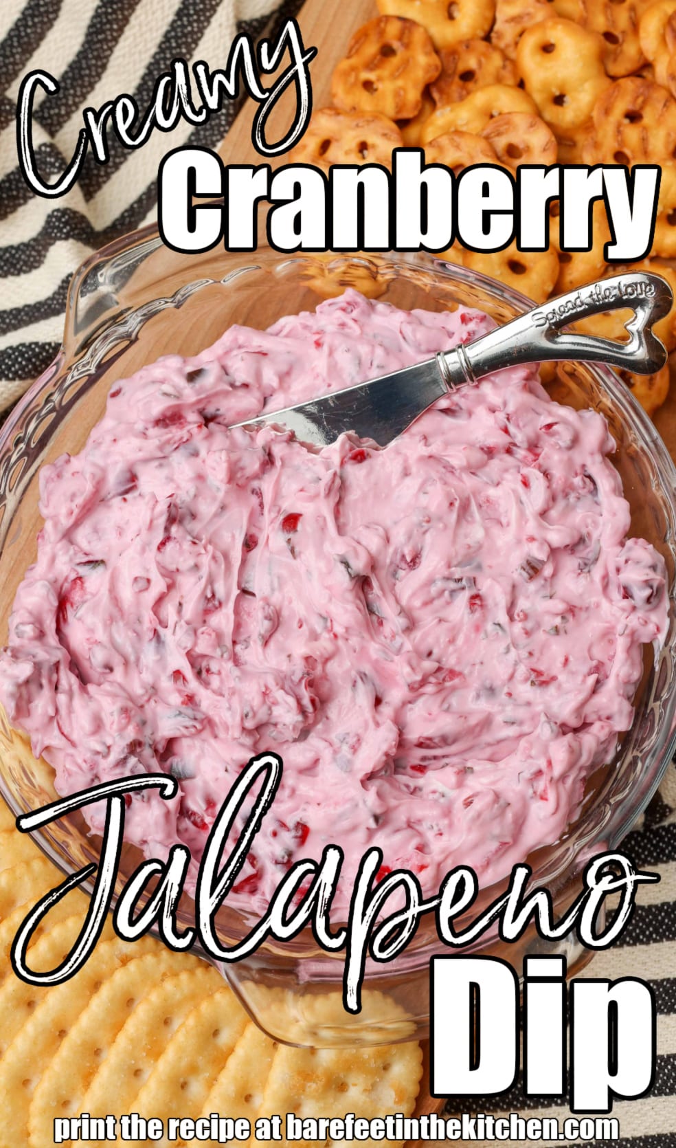 Creamy Cranberry Dip – Barefeet in the Kitchen