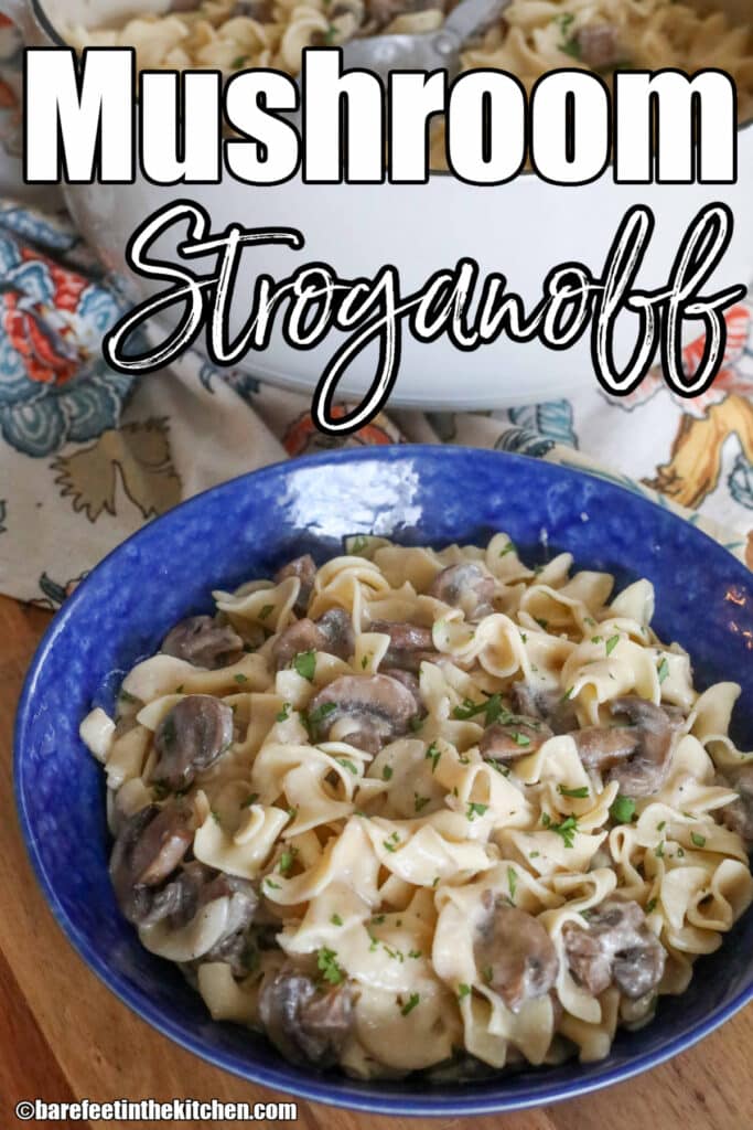 Mushroom Stroganoff is a hearty vegetarian twist on the classic comfort food.