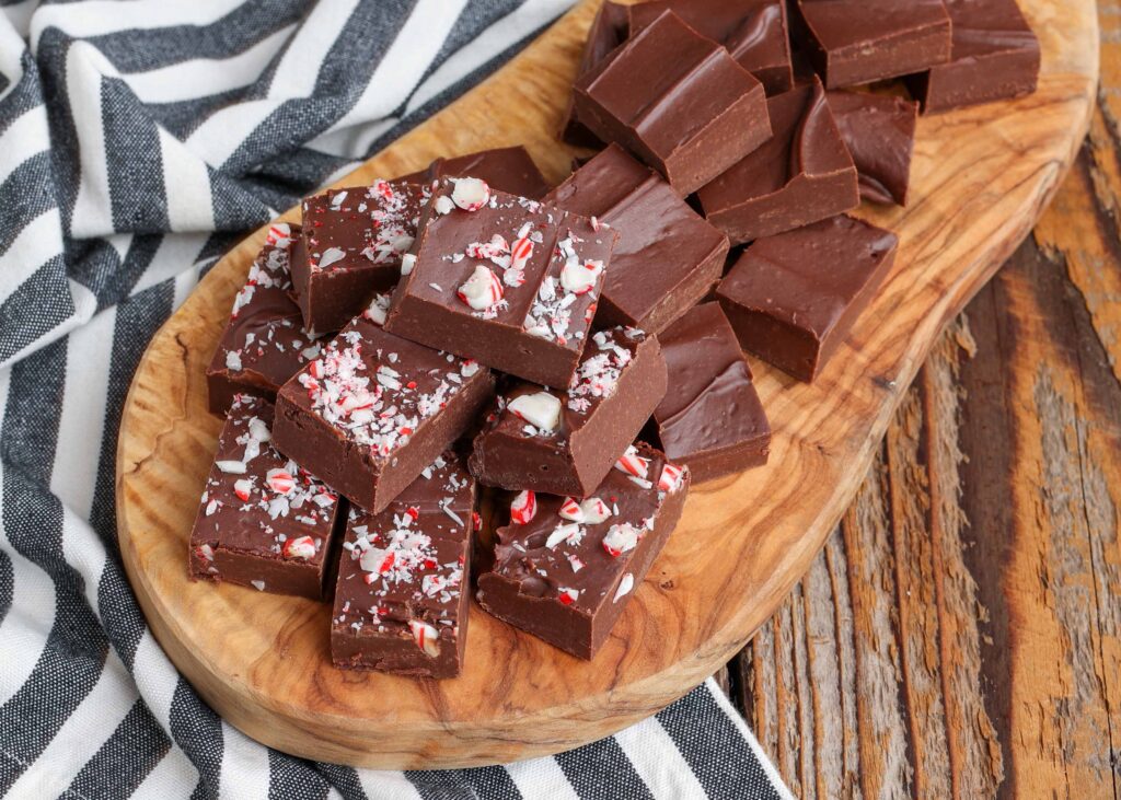 fudge with peppermint