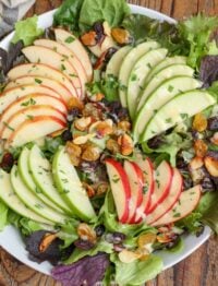 spinach and apple salad