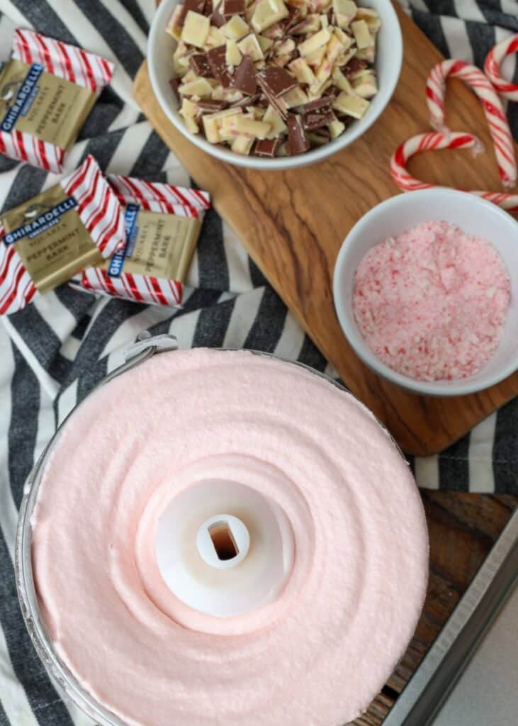 Peppermint Ice Cream and Toppings