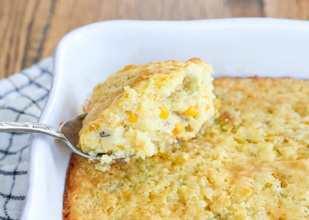 corn pudding with jalapenos