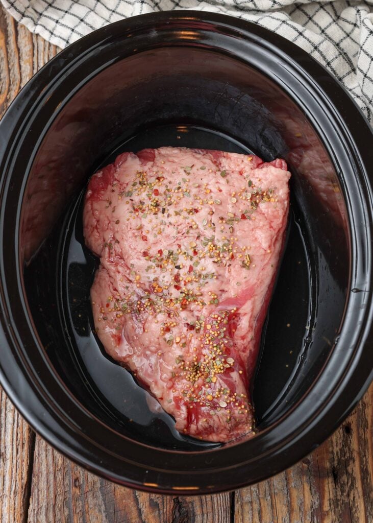 how long should corned beef cook in a crock pot