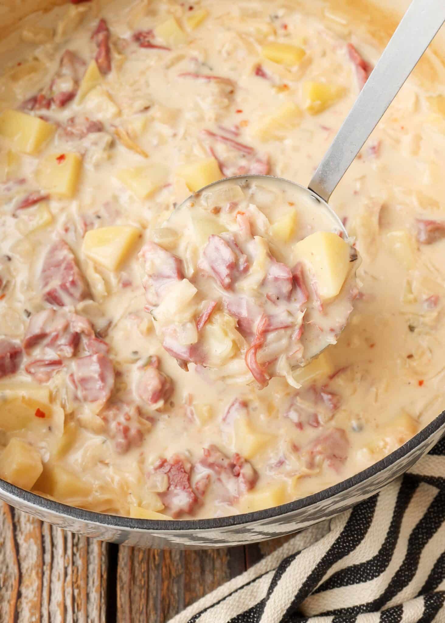 Reuben Soup - Barefeet in the Kitchen