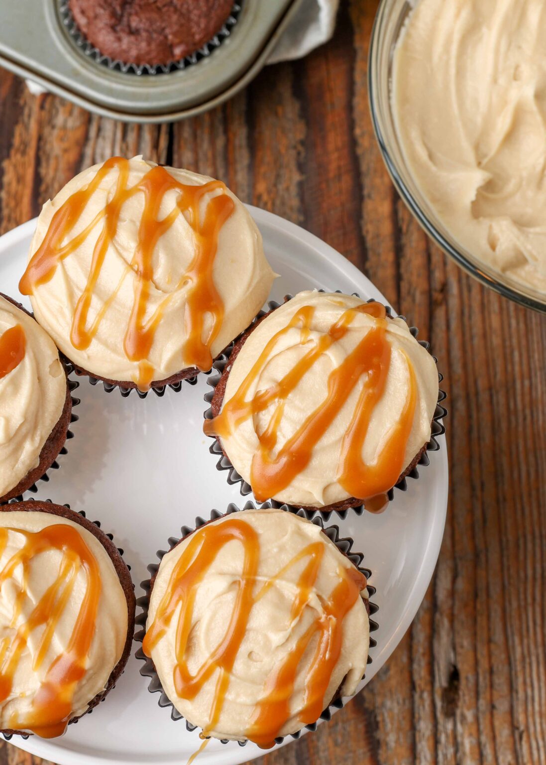 Salted Caramel Frosting Barefeet in the Kitchen