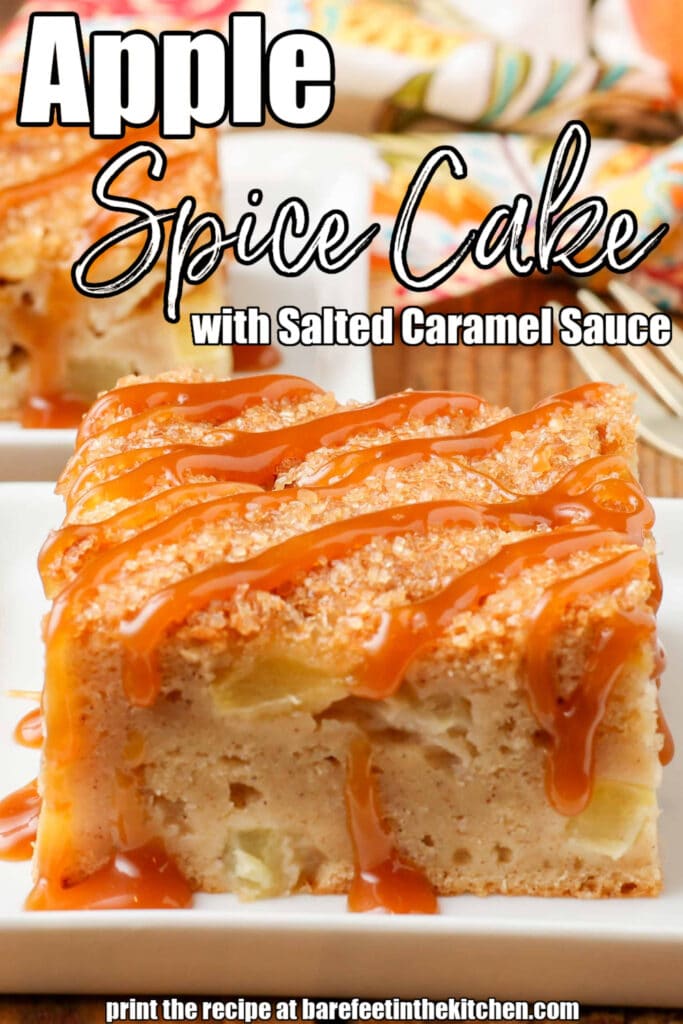 Apple Cake with Caramel Sauce