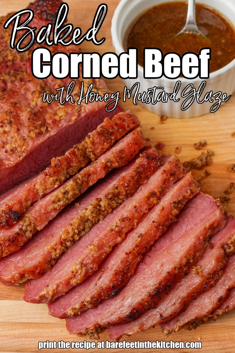Baked Corned Beef with Honey Mustard Glaze - MyTrendMart