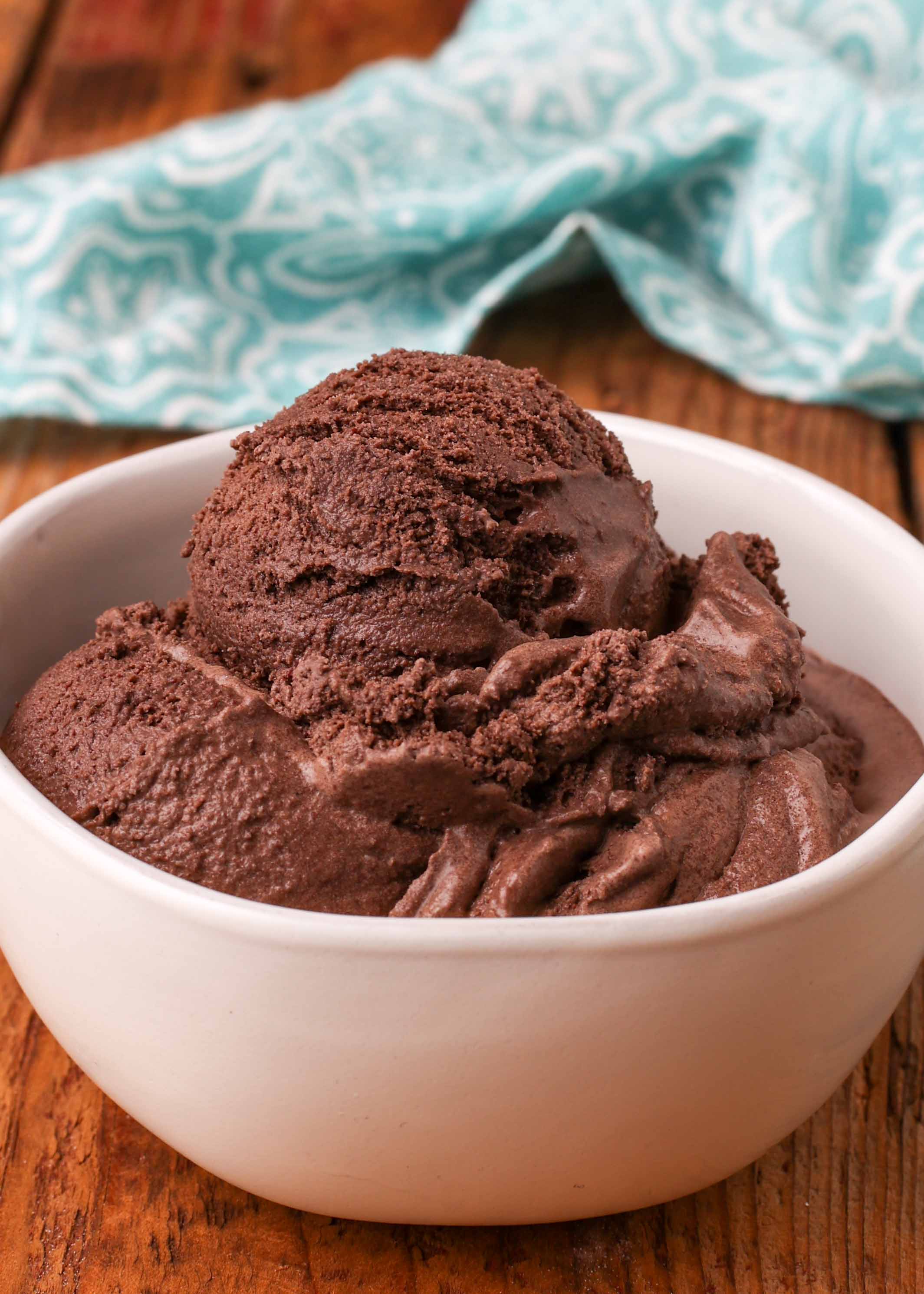 The Darkest Dark Chocolate Ice Cream Recipe