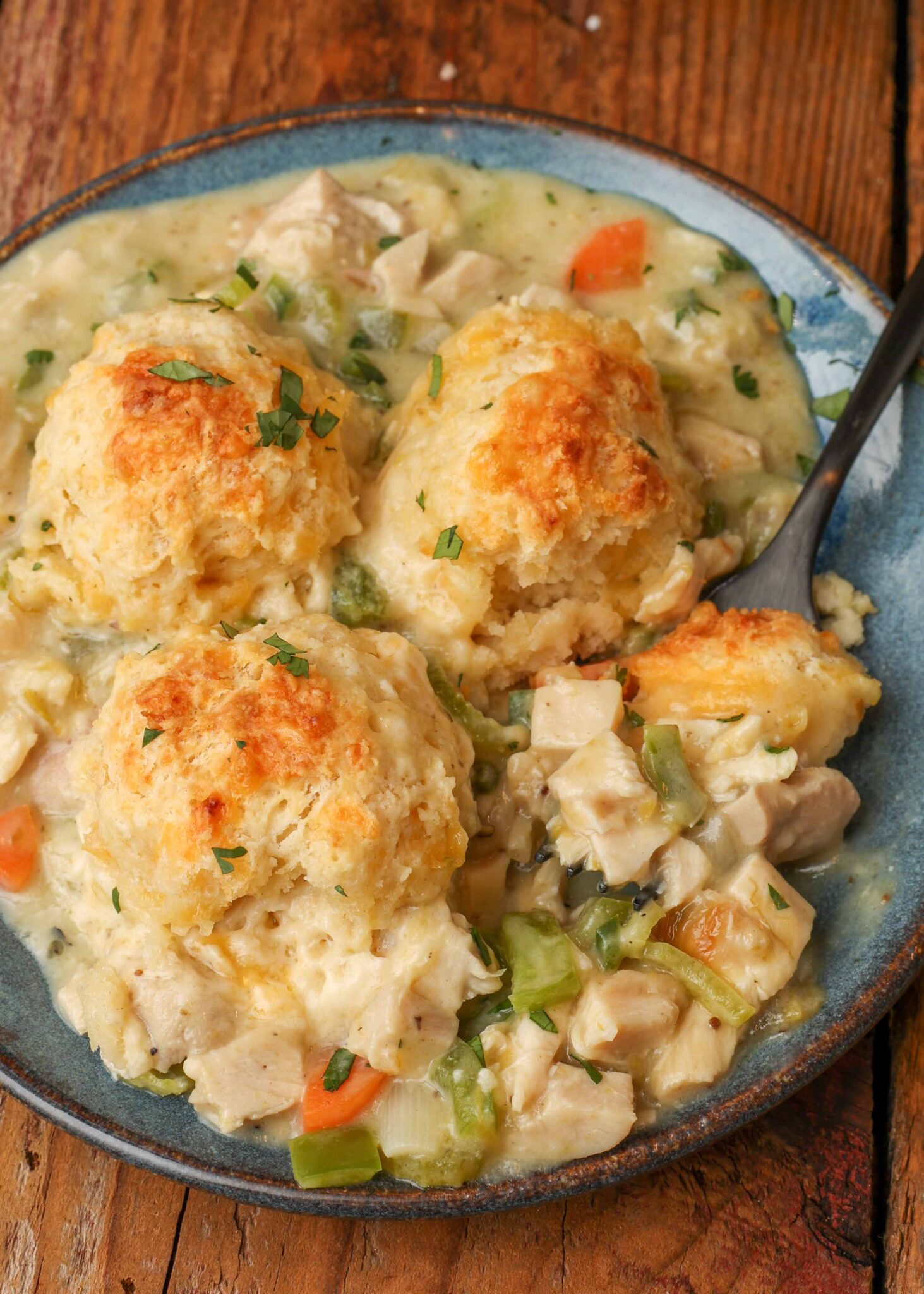 Spicy Chicken Pot Pie Casserole Barefeet in the Kitchen