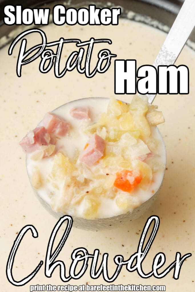 Slow Cook Potato Ham Chowder