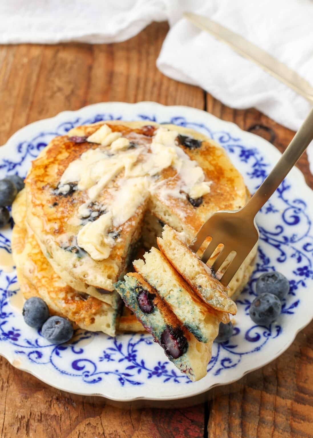 Blueberry Buttermilk Pancakes Barefeet In The Kitchen blueberry-buttermilk-pancakes-barefeet-in-the-kitchen