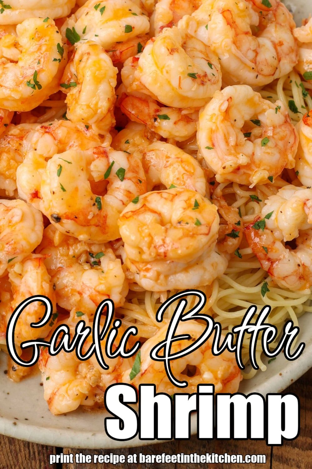 Garlic Butter Shrimp BFK pin photo