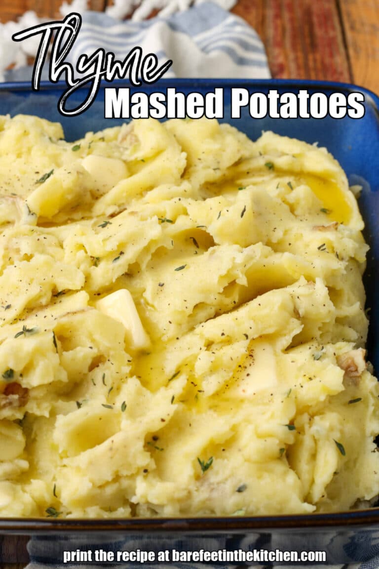 Herb Mashed Potatoes - Barefeet in the Kitchen