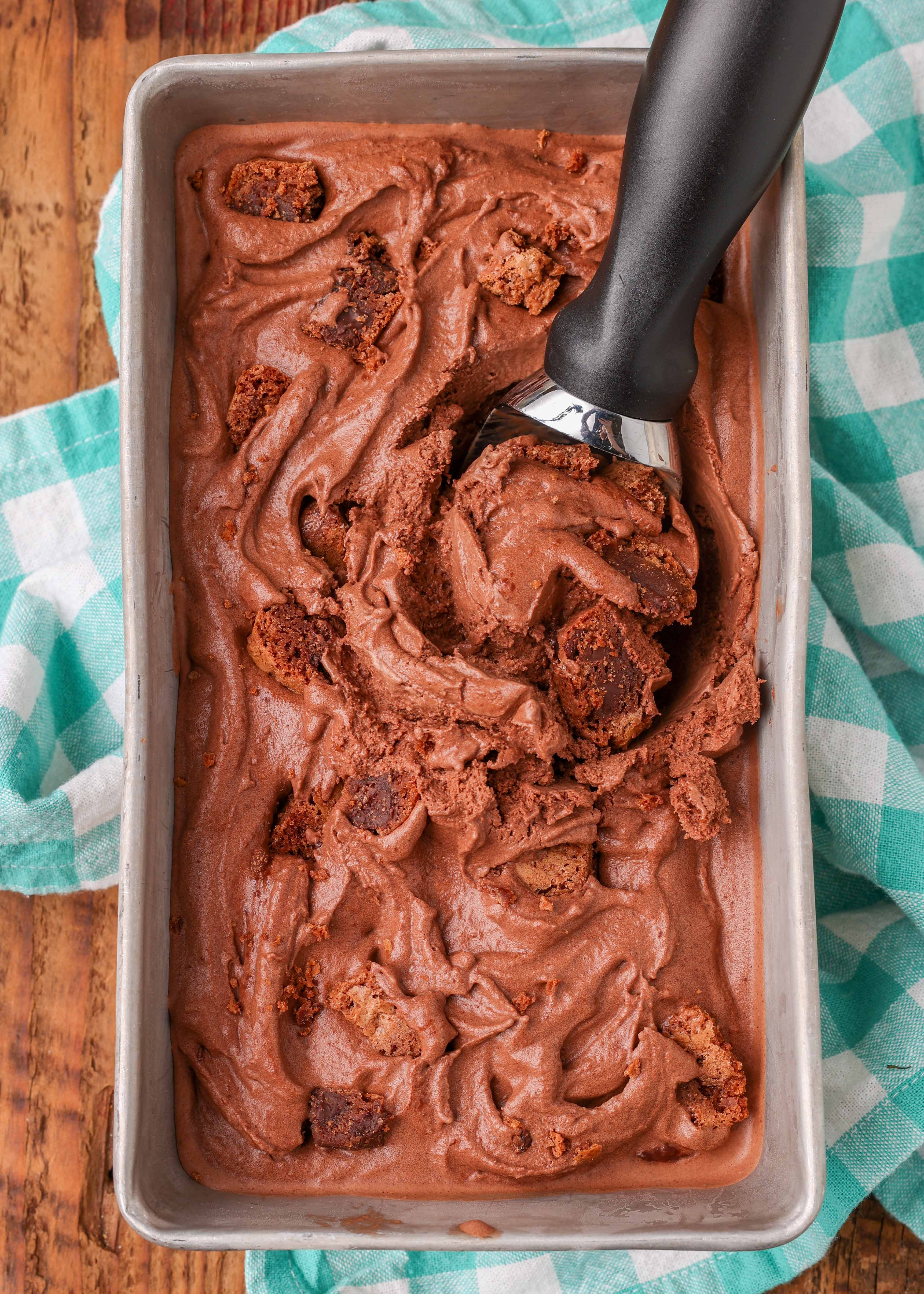 Chocolate Brownie Ice Cream
