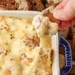 baked cheese dip with corned beef