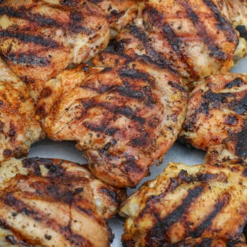 Perfectly Grilled Chicken Thighs