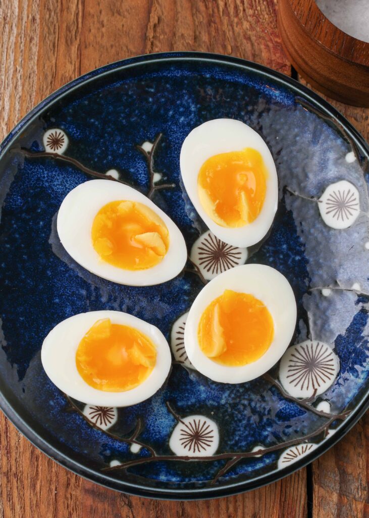Creamy hard boiled eggs