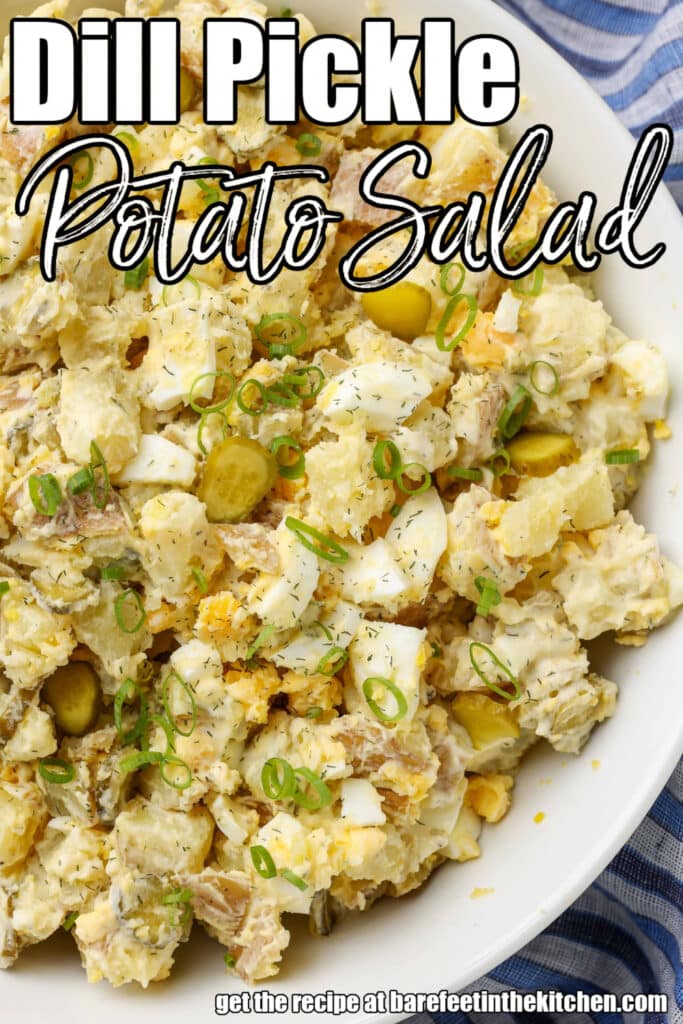 potato salad with dill pickles