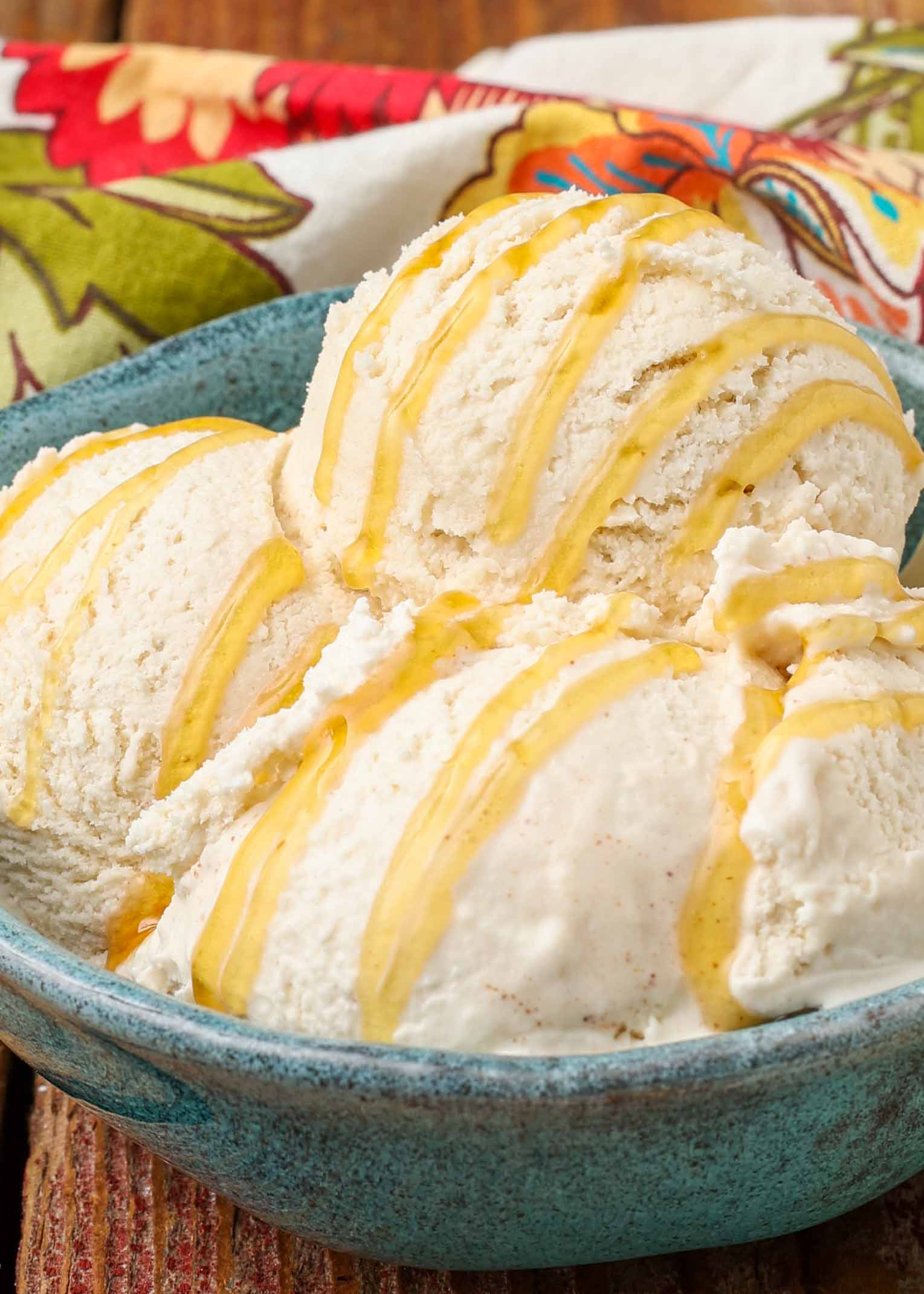 Cardamom Honey Ice Cream