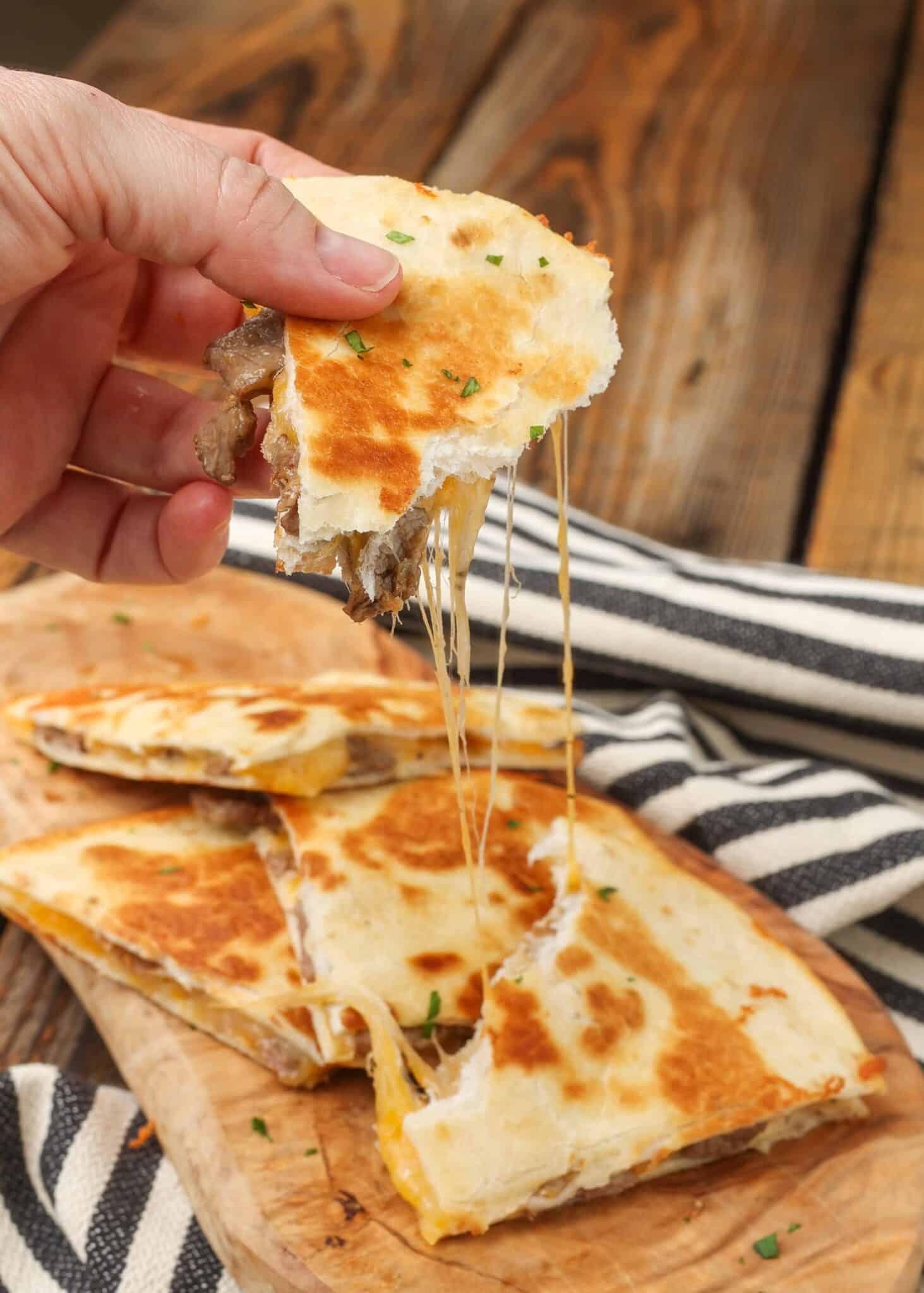 Steak Quesadilla - Barefeet in the Kitchen