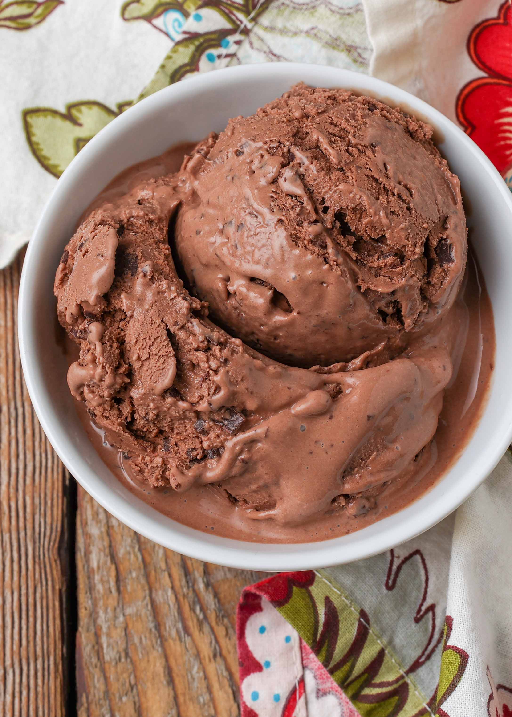 Chocolate Cottage Cheese Ice Cream