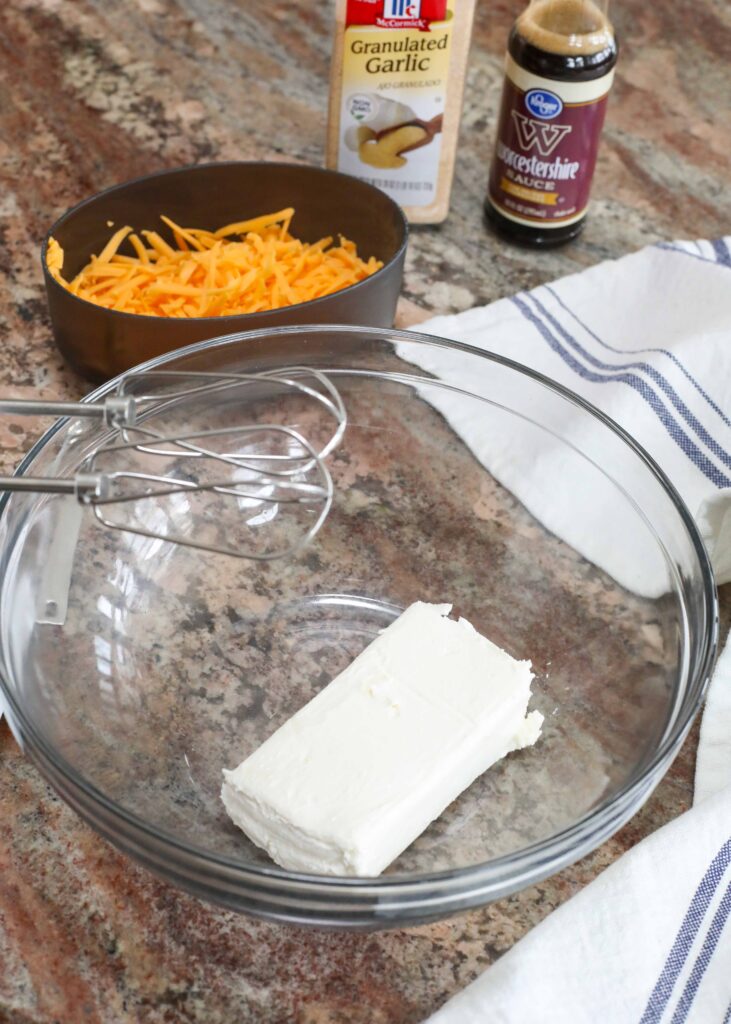 Classic cheddar cheese ball ingredients