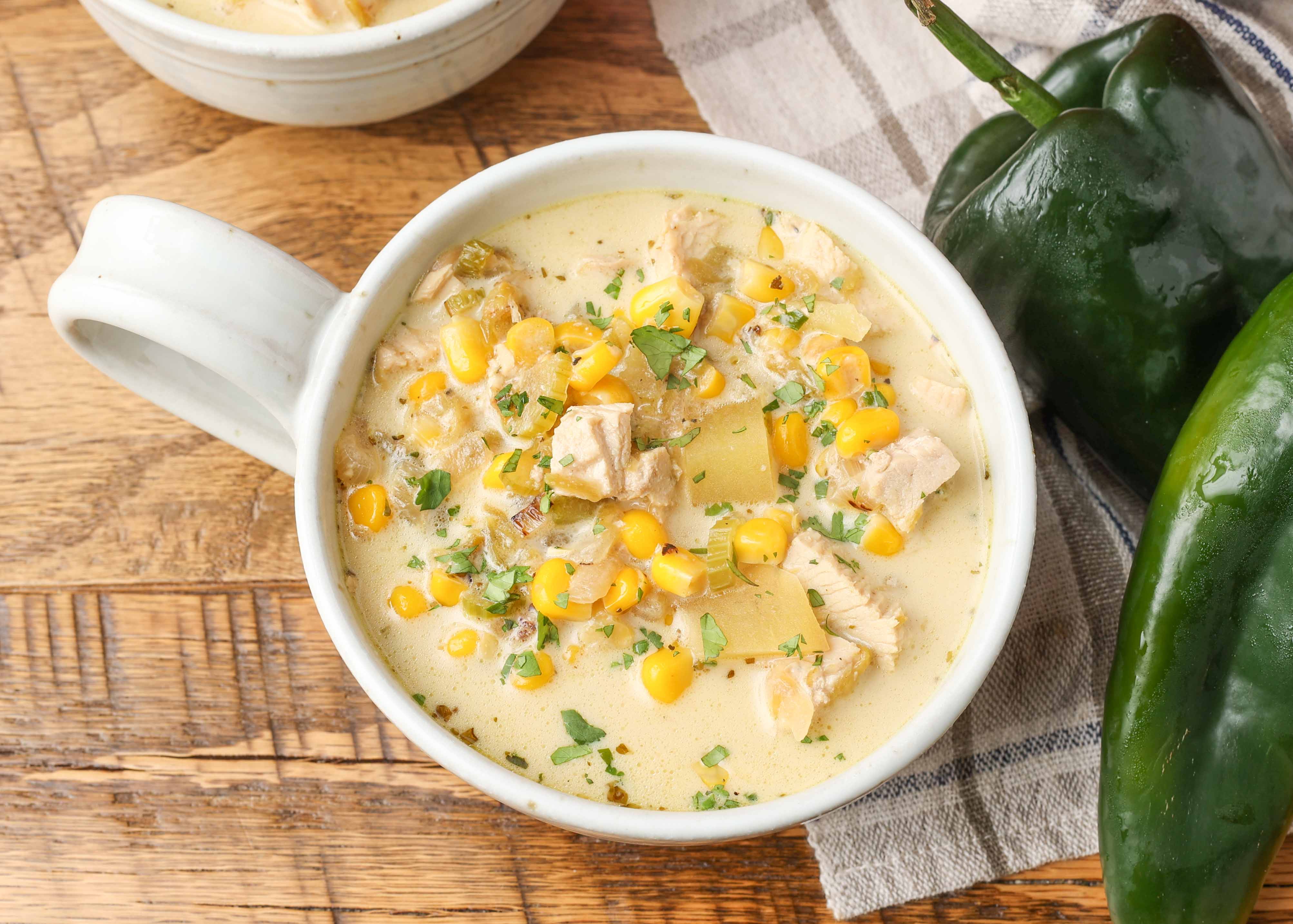 Poblano Corn Chowder