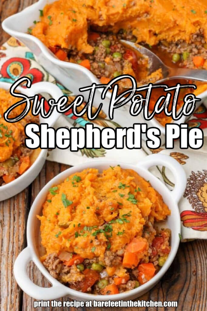 Shepherd's pie with sweet potatoes