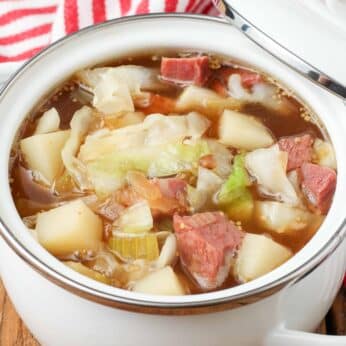 Corned Beef Cabbage and Potato Soup