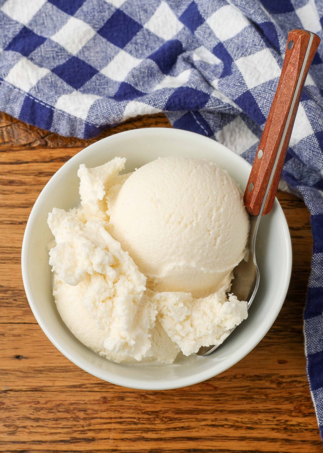 Buttermilk Ice Cream - Barefeet in the Kitchen