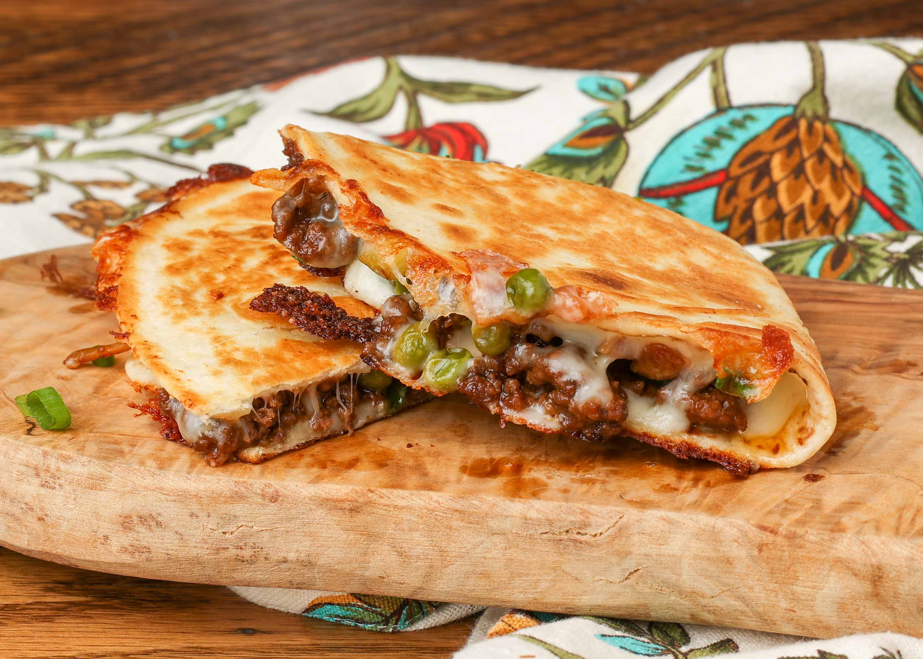 Korean Beef Quesadilla Barefeet in the Kitchen