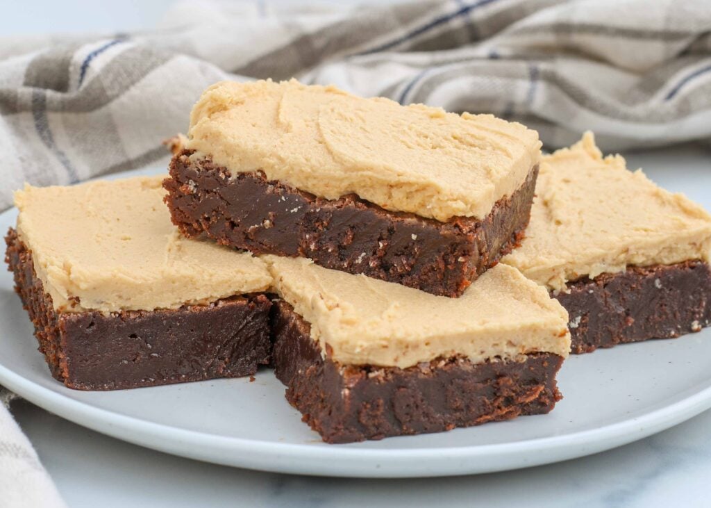 PB Frosted Brownies