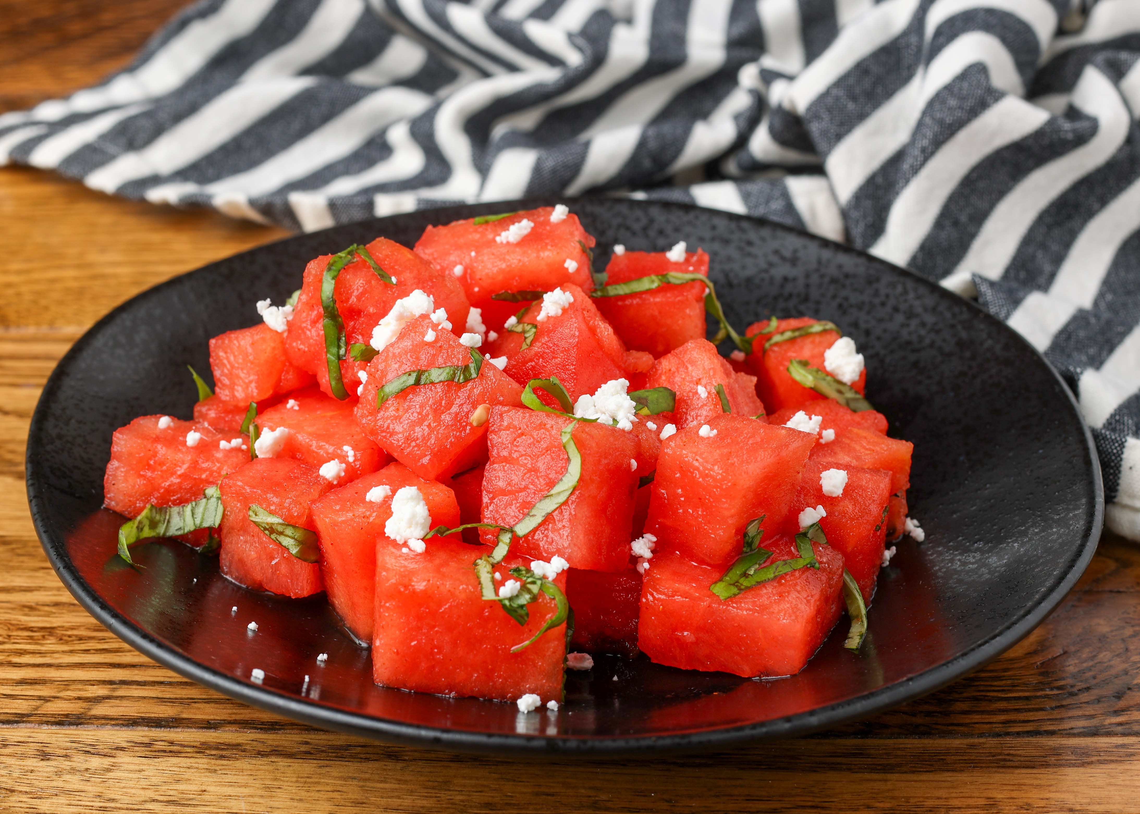 Watermelon Basil Salad