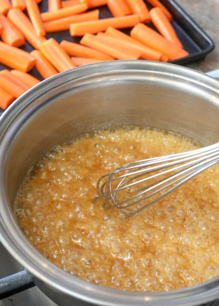 Garlic Butter Roasted Carrots