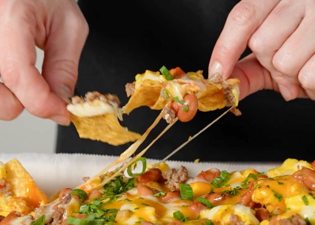 nachos cheese pull