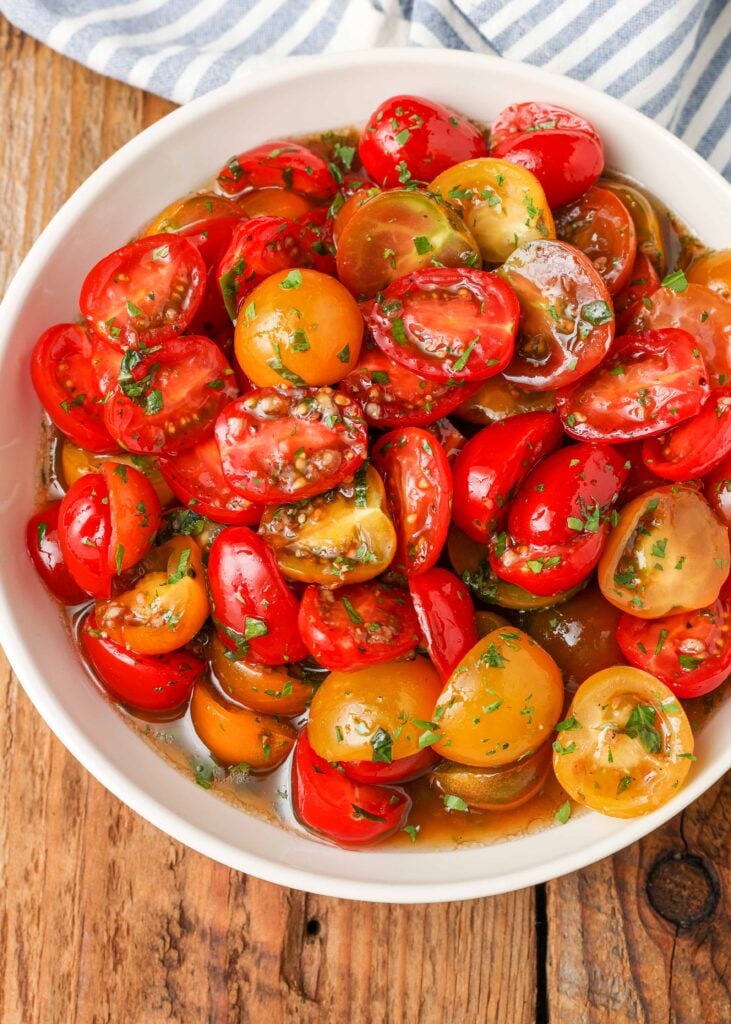 tomatoes with balsamic marinade